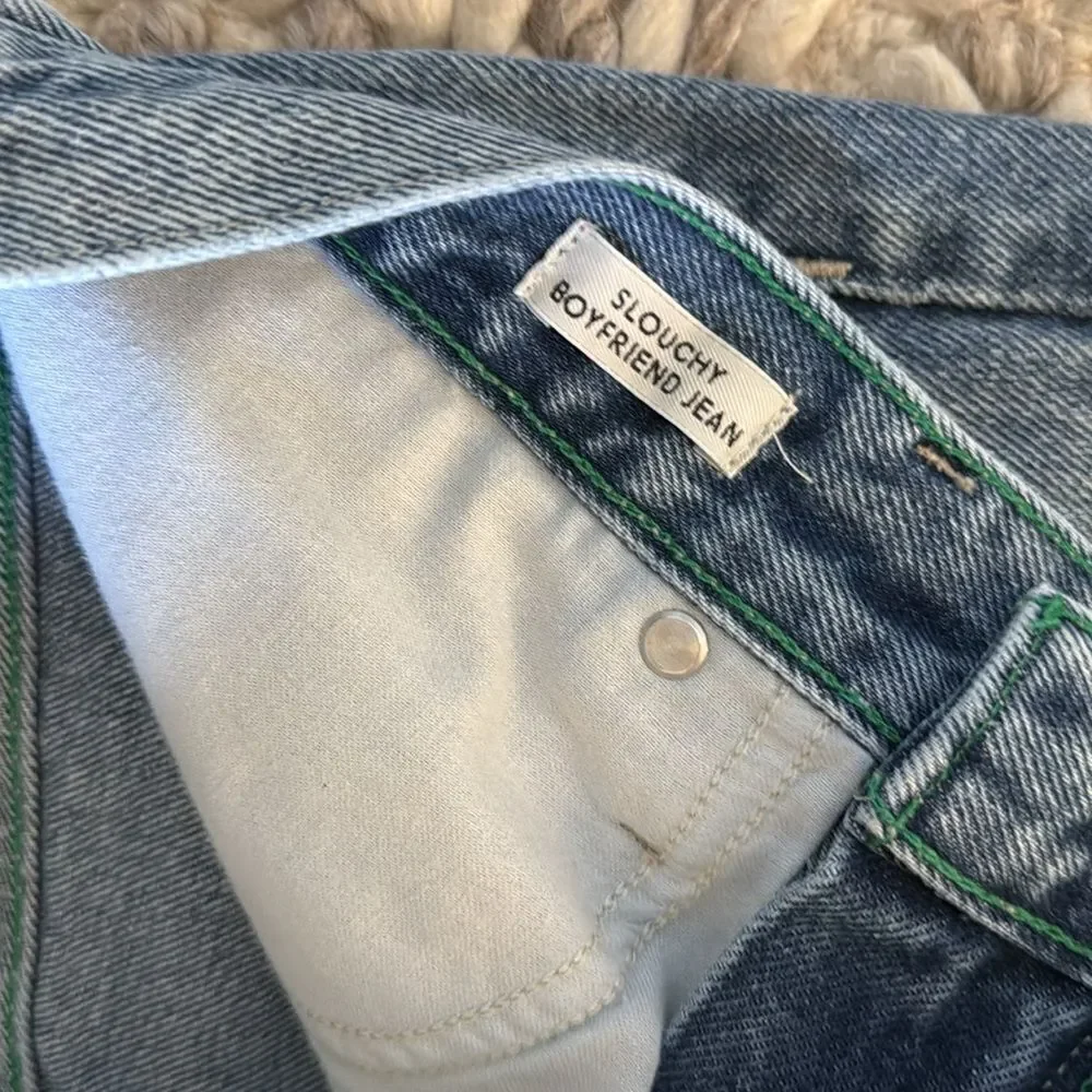 J. Crew Slouchy Boyfriend Light Blue Straight Jeans 28